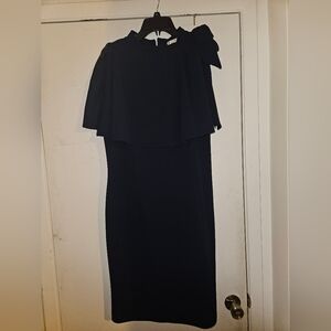 Curvy Sweet size 2x sleeveless dress in Navy Blue
